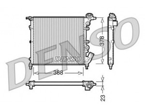 DENSO DRM23002 radiatorius, variklio aušinimas 
 Aušinimo sistema -> Radiatorius/alyvos aušintuvas -> Radiatorius/dalys
7700805486