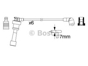 BOSCH 0 986 357 218 uždegimo laido komplektas 
 Kibirkšties / kaitinamasis uždegimas -> Uždegimo laidai/jungtys
MD156560, MD193980, MD331260