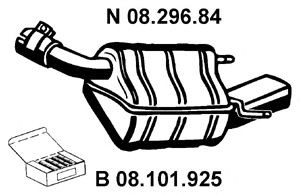 EBERSPÄCHER 08.296.84 galinis duslintuvas
58 52 858, 58 52 959