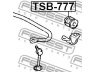 FEBEST TSB-777 skersinio stabilizatoriaus įvorių komplektas 
 Ašies montavimas/vairavimo mechanizmas/ratai -> Stabilizatorius/fiksatoriai -> Sklendės
48818-30160