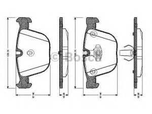 BOSCH 0 986 TB2 422 stabdžių trinkelių rinkinys, diskinis stabdys 
 Techninės priežiūros dalys -> Papildomas remontas
34 11 6 763 305, 34 21 0 403 290