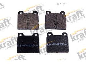 KRAFT AUTOMOTIVE 6000150 stabdžių trinkelių rinkinys, diskinis stabdys 
 Techninės priežiūros dalys -> Papildomas remontas
849698151, 171698151A, 251698151