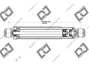 DJ PARTS DS1593HT amortizatorius 
 Pakaba -> Amortizatorius
A204246