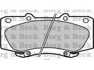 BORG & BECK BBP2286 stabdžių trinkelių rinkinys, diskinis stabdys 
 Techninės priežiūros dalys -> Papildomas remontas
04465-0K320, 04465-0K340, 044650K240