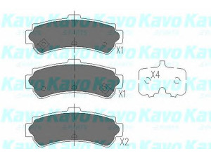 KAVO PARTS KBP-6550 stabdžių trinkelių rinkinys, diskinis stabdys 
 Techninės priežiūros dalys -> Papildomas remontas
440600M890, AY060NS014, V9118N050