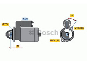 BOSCH 0 986 014 171 starteris 
 Elektros įranga -> Starterio sistema -> Starteris
M 004 T 14572, M 004 T 14771, M 4 T 14572