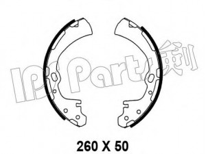 IPS Parts IBL-4138 stabdžių trinkelė 
 Stabdžių sistema -> Būgninis stabdys -> Stabdžių įdėklas/ trinkelė
44060-05N25, 44060-08G25, 44060-16C25