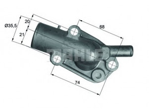 MAHLE ORIGINAL TI 188 87D termostatas, aušinimo skystis 
 Aušinimo sistema -> Termostatas/tarpiklis -> Thermostat
7589454, 7613578
