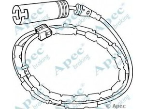APEC braking WIR5245 susidėvėjimo indikatorius, stabdžių trinkelė 
 Stabdžių sistema -> Susidėvėjimo indikatorius, stabdžių trinkelės
34356792564