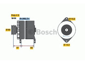 BOSCH 0 120 469 939 kintamosios srovės generatorius 
 Elektros įranga -> Kint. sr. generatorius/dalys -> Kintamosios srovės generatorius