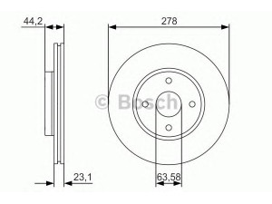 BOSCH 0 986 479 659 stabdžių diskas 
 Dviratė transporto priemonės -> Stabdžių sistema -> Stabdžių diskai / priedai
1751584, 1833857, AY111125AA, EY16-1125AA