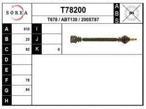 EAI T78200 kardaninis velenas
GCV1070