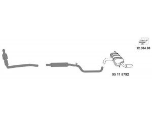 EBERSPÄCHER 16_005 išmetimo sistema 
 Išmetimo sistema -> Išmetimo sistema, visa