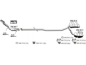 ERNST 020275 išmetimo sistema 
 Išmetimo sistema -> Išmetimo sistema, visa