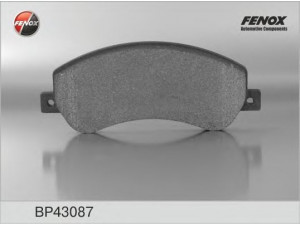 FENOX BP43087 stabdžių trinkelių rinkinys, diskinis stabdys 
 Techninės priežiūros dalys -> Papildomas remontas
1371402, 1433952, 1488962, 1553797