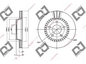 DJ PARTS BD1926 stabdžių diskas 
 Stabdžių sistema -> Diskinis stabdys -> Stabdžių diskas
437 615 301 A, 437615301A