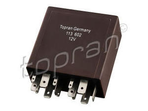 TOPRAN 113 602 relė, valymo / plovimo intervalas 
 Elektros įranga -> Relė
4B0 955 531A, 4B0 955 531C, 4B0 955 531E