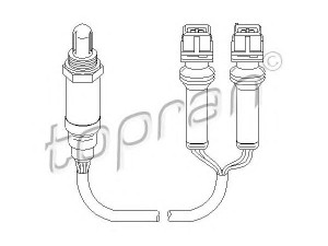 TOPRAN 721 863 lambda jutiklis 
 Variklis -> Variklio elektra
1628 T2, 1628 T2