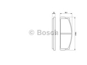 BOSCH 0 986 460 741 stabdžių trinkelių rinkinys, diskinis stabdys 
 Techninės priežiūros dalys -> Papildomas remontas