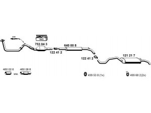 ERNST 070472 išmetimo sistema 
 Išmetimo sistema -> Išmetimo sistema, visa