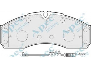 APEC braking PAD1541 stabdžių trinkelių rinkinys, diskinis stabdys
0034204620, 34204620