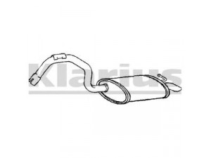 KLARIUS JR317A galinis duslintuvas 
 Išmetimo sistema -> Duslintuvas
C2S25052, C2S34410, C2S43953, C2S9707