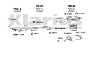 KLARIUS 931243E išmetimo sistema 
 Išmetimo sistema -> Išmetimo sistema, visa