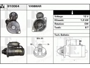 EDR 910064 starteris
S114-816, 119233-77010