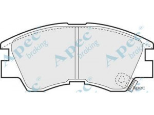 APEC braking PAD717 stabdžių trinkelių rinkinys, diskinis stabdys 
 Techninės priežiūros dalys -> Papildomas remontas
MB500812, DBP511111, MB162522, MB500813