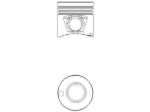 NÜRAL 87-179300-90 stūmoklis 
 Variklis -> Cilindrai/stūmokliai