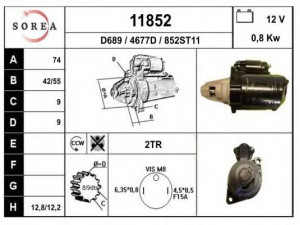 EAI 11852 starteris
3110078310, 3110078320, 3110084210