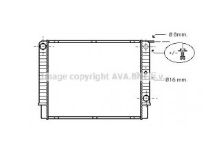AVA QUALITY COOLING VO2087 radiatorius, variklio aušinimas 
 Aušinimo sistema -> Radiatorius/alyvos aušintuvas -> Radiatorius/dalys
3547145, 8603852, 86038528, 8603899
