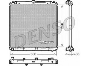 DENSO DRM46041 radiatorius, variklio aušinimas 
 Aušinimo sistema -> Radiatorius/alyvos aušintuvas -> Radiatorius/dalys
21410EB30A, 21410EB31A, 21410EB31B
