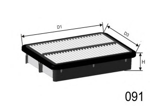 MISFAT P501 oro filtras 
 Filtrai -> Oro filtras
2811326000, 2811326000