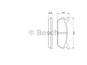 BOSCH 0 986 461 146 stabdžių trinkelių rinkinys, diskinis stabdys 
 Techninės priežiūros dalys -> Papildomas remontas
04492 87101, 04492 87101 000, 04492 87102