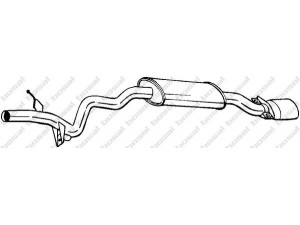BOSAL 280-177 galinis duslintuvas 
 Išmetimo sistema -> Duslintuvas
18 30 7 802 771