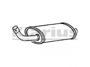 KLARIUS 210266 vidurinis duslintuvas 
 Išmetimo sistema -> Duslintuvas
3514723