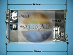 AUTO AIR GLOUCESTER 16-1224 kondensatorius, oro kondicionierius 
 Oro kondicionavimas -> Kondensatorius
CAB311B121, MN151100, MR500441