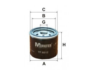 MFILTER TF 6512 alyvos filtras 
 Techninės priežiūros dalys -> Techninės priežiūros intervalai
15208-00Q0D, 15208-00Q0G, 15208-00QAF