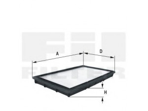 FIL FILTER HC 7036 A filtras, salono oras 
 Techninės priežiūros dalys -> Techninės priežiūros intervalai
6447 93