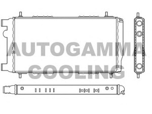 AUTOGAMMA 100073 radiatorius, variklio aušinimas 
 Aušinimo sistema -> Radiatorius/alyvos aušintuvas -> Radiatorius/dalys
ARP1169, ATP1084, ATP5029, GRD111