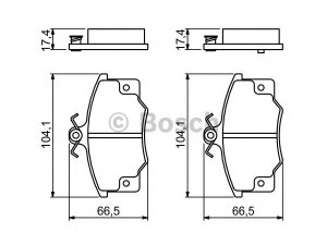 BOSCH 0 986 468 380 stabdžių trinkelių rinkinys, diskinis stabdys 
 Techninės priežiūros dalys -> Papildomas remontas
4434879, 5888147, 5888153, 5888575