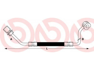 BREMBO T 24 059 stabdžių žarnelė 
 Stabdžių sistema -> Stabdžių žarnelės
1631045, 1987476504, BFH4426, PHD230