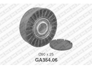 SNR GA354.06 kreipiantysis skriemulys, V formos rumbuotas diržas 
 Diržinė pavara -> V formos rumbuotas diržas/komplektas -> Laisvasis/kreipiamasis skriemulys
037145276, 037145276A, 037145278A