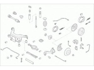 SACHS BMW-3COU-RS003 vairavimo mechanizmas; rato pakaba 
 Ašies montavimas/vairavimo mechanizmas/ratai -> Prekių paieška pagal schemą