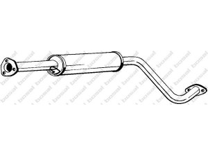 BOSAL 282-999 vidurinis duslintuvas 
 Išmetimo sistema -> Duslintuvas
96182255, 96283770, D96182255, D96283770