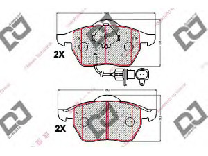 DJ PARTS BP1950 stabdžių trinkelių rinkinys, diskinis stabdys 
 Techninės priežiūros dalys -> Papildomas remontas
4B0698151, 4B0698151AB, 4B0698151AF