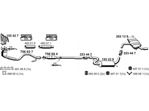 ERNST 010495 išmetimo sistema 
 Išmetimo sistema -> Išmetimo sistema, visa