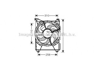 AVA QUALITY COOLING HY7516 ventiliatorius, radiatoriaus 
 Aušinimo sistema -> Oro aušinimas
977303A120