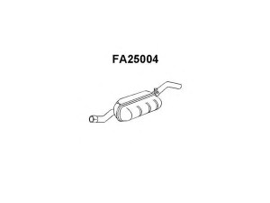 VENEPORTE FA25004 galinis duslintuvas 
 Išmetimo sistema -> Duslintuvas
4322746, 4375594, 5882445, 5888271